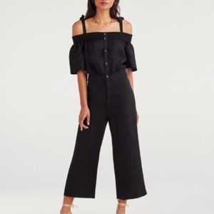 7 for All Mankind Black Jumpsuit Romper Size XS